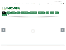 Tablet Screenshot of irishlimousin.com